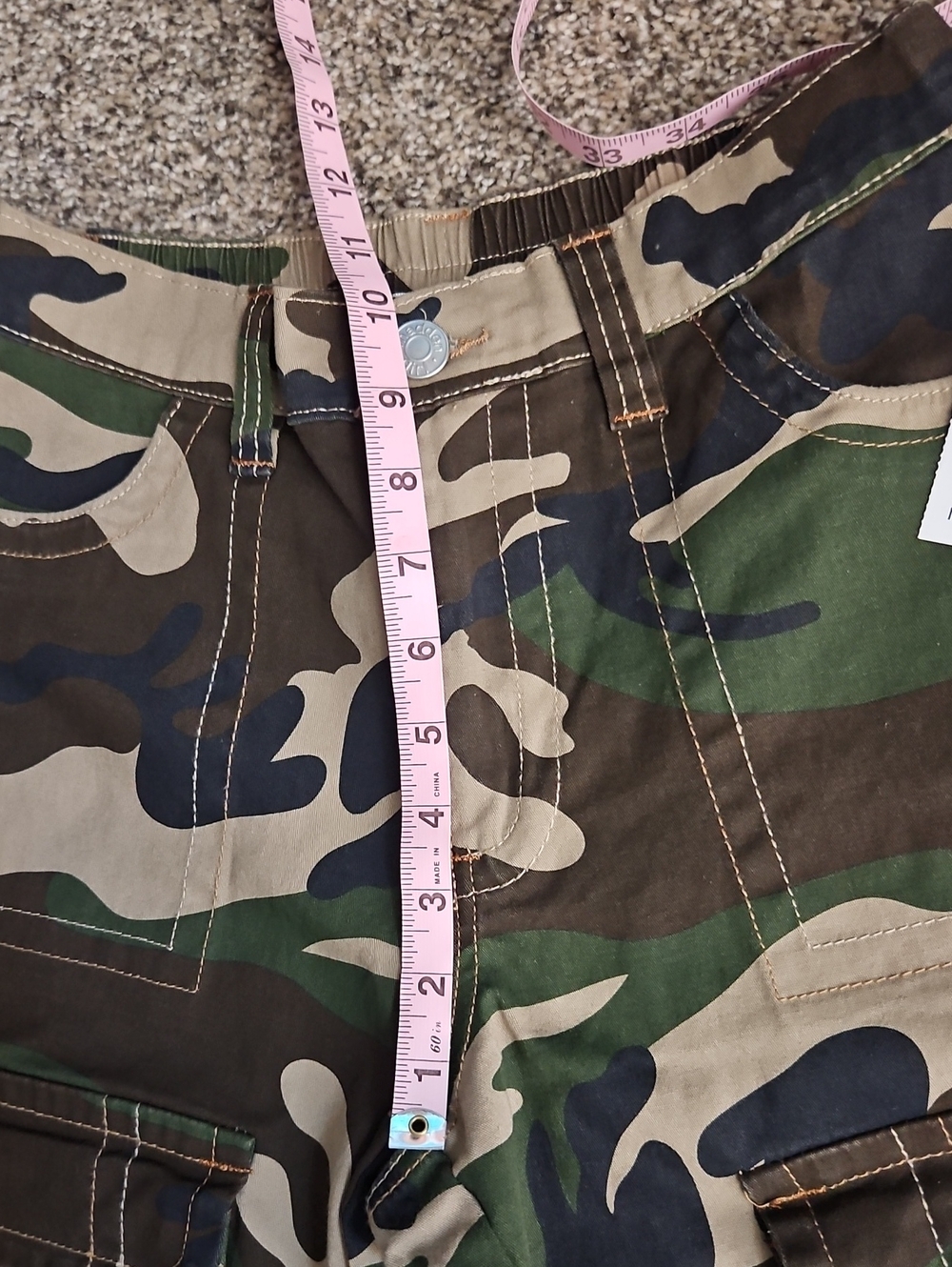 Madden Girl High Waist Camo Cargo Pants - Picture 5 of 8